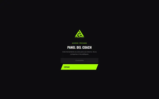 Fitness Coach — captura 2